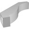 Ekena Millwork 3-in. W x 14-in. D x 14-in. H Baker Architectural Grade PVC Knee Brace BRCP03X14X14BKR - alternate 6